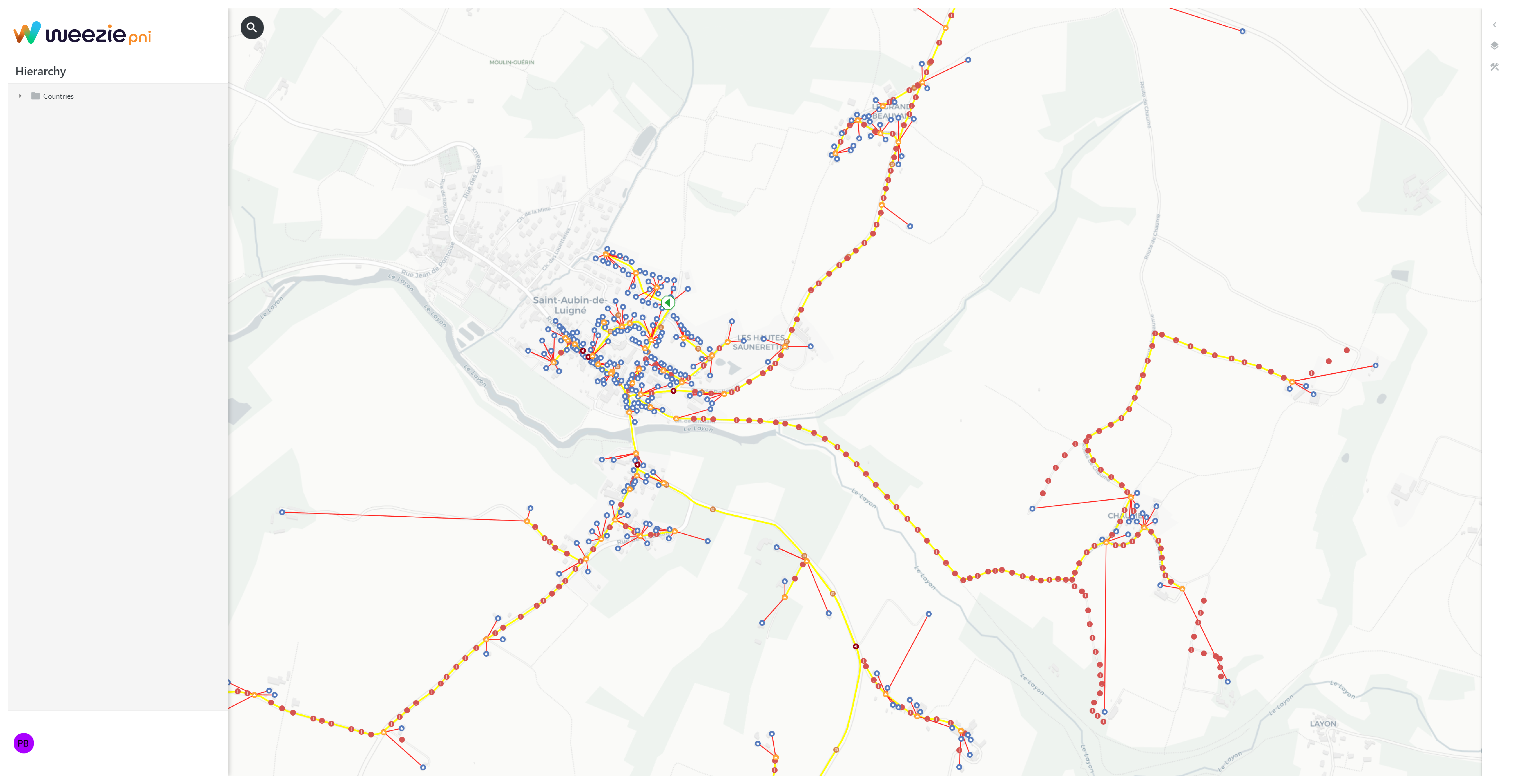 Fiber network management software